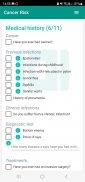 Cancer Risk Calculator Screenshot 2