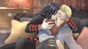 Vampire Slave: A Yaoi Visual Novel Captura de pantalla 1