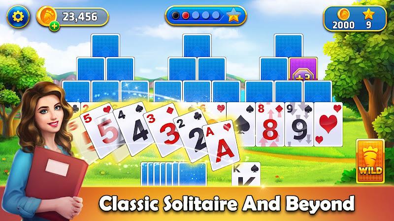 Tripeaks Solitaire - Home Town ภาพหน้าจอ 0