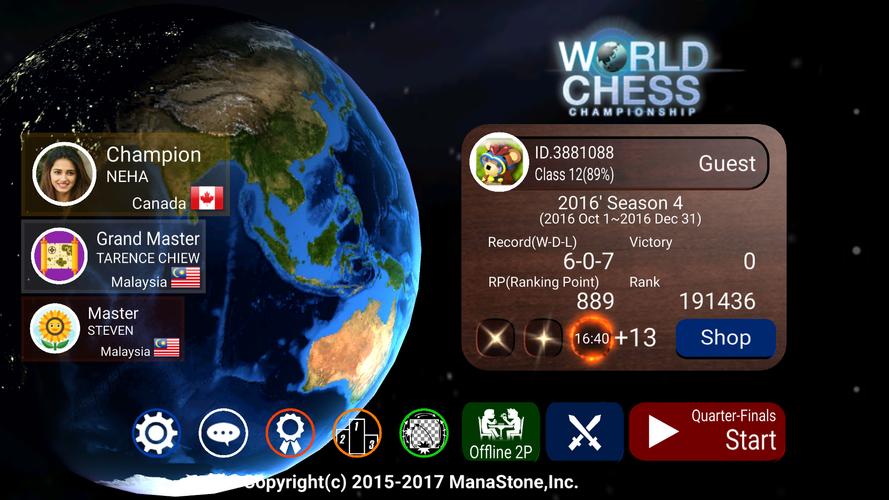 World Chess Championship Screenshot 0