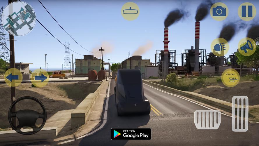 US Cargo Truck Games 3D ภาพหน้าจอ 2