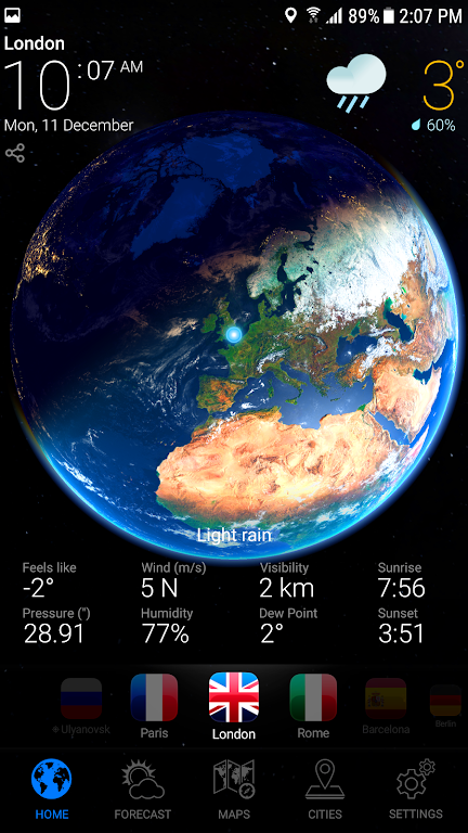 WEATHER NOW Mod ဖန်သားပြင်ဓာတ်ပုံ 0