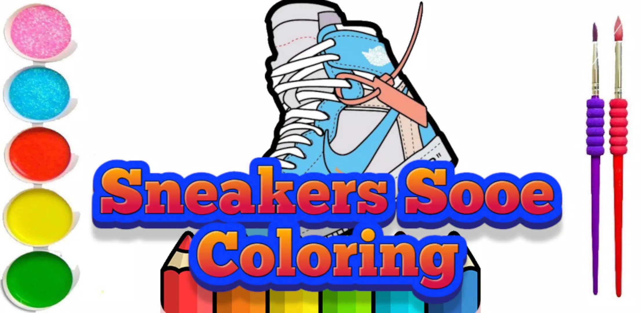 Coloring Sneaker Craft Schermafbeelding 0