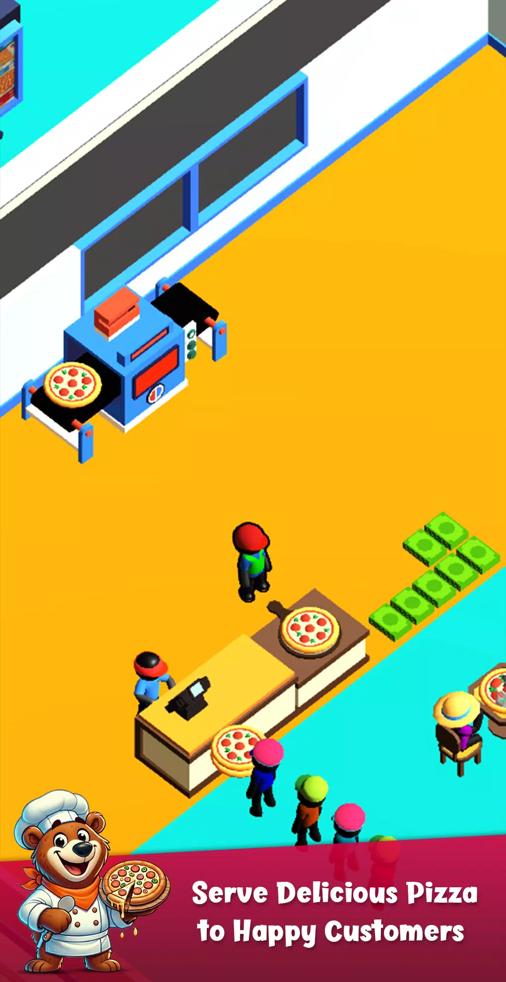 Schermata Bear Pizza Maker:Cooking Games 0