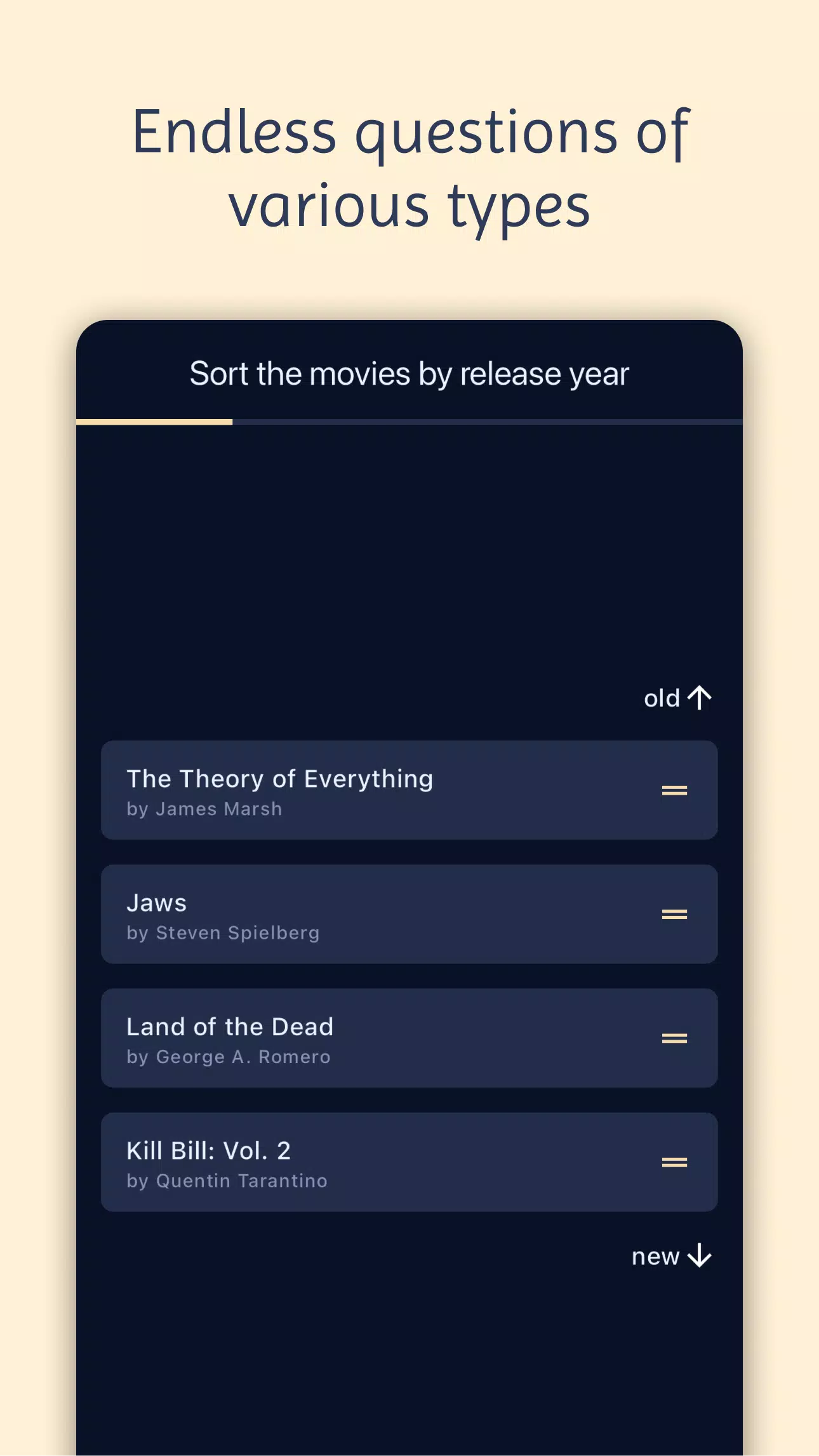 Movie & Actor Quiz Tangkapan skrin 1