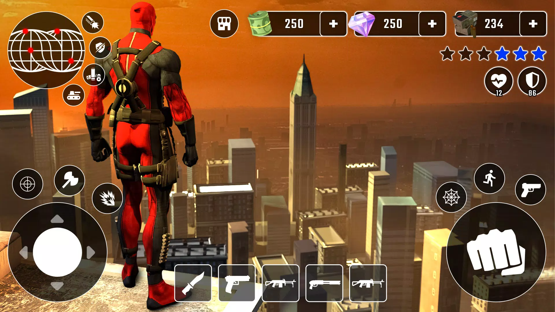 Super Spider: City Hero Games ဖန်သားပြင်ဓာတ်ပုံ 1