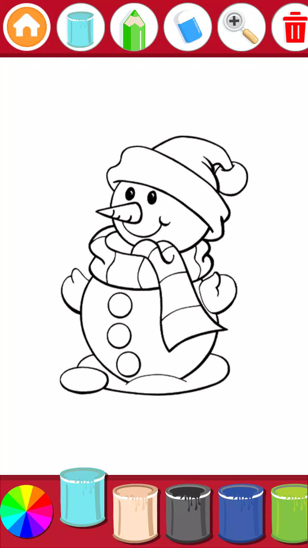 Christmas Coloring Book Ekran Görüntüsü 1