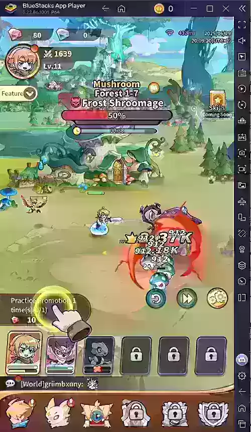 Guía de Gameplay para Principiantes de Monmate Master Idle Adventure