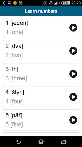 Learn Slovak - 50 languages Captura de tela 3