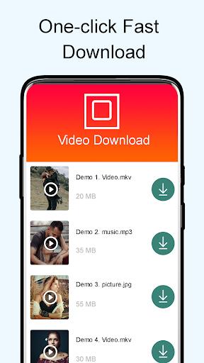 X Hot Video Downloader- Free Video Downloader 2021 Tangkapan skrin 3