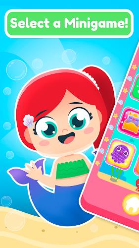 Princess Mermaid Phone ဖန်သားပြင်ဓာတ်ပုံ 0