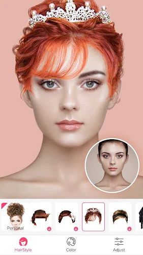 Hairstyle Changer - HairStyle Zrzut ekranu 2