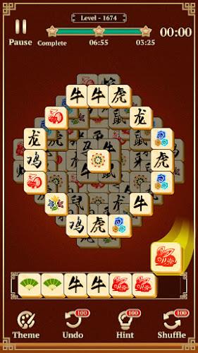 Mahjong Classic: 3 Tiles Schermafbeelding 3