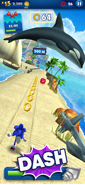 Sonic Dash - Jogo de Corrida Captura de tela 1