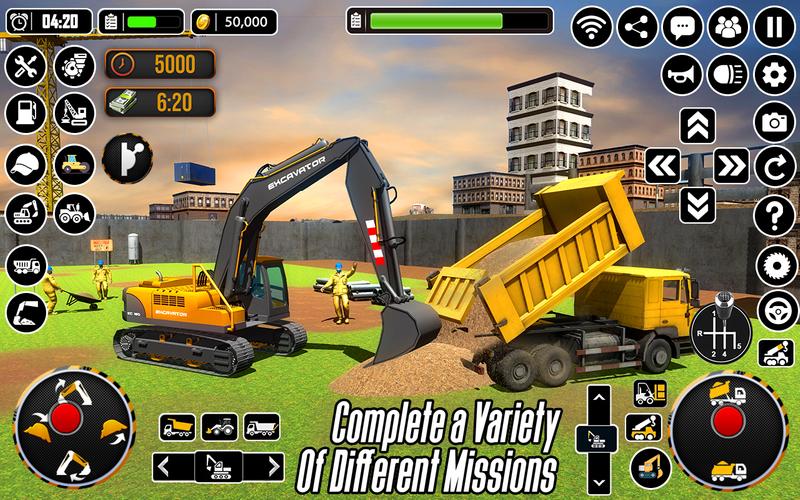 City Heavy Excavator Crane 3D應用截圖第1張