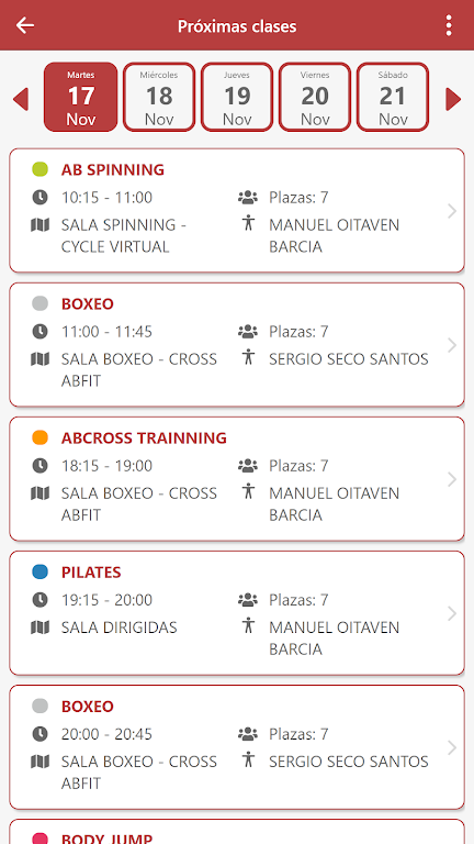 AB Fitness Captura de pantalla 1