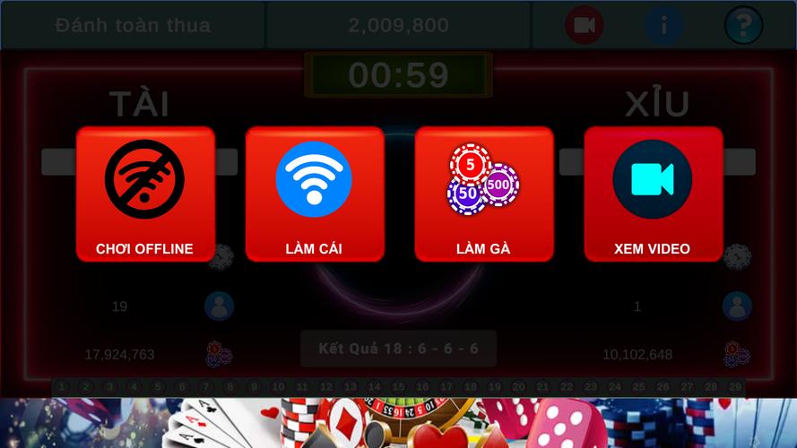 Tài Xỉu Offline Ekran Görüntüsü 3