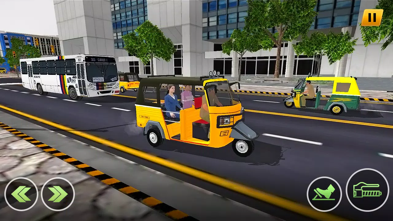 Tuk Tuk Rickshaw Auto Driving Schermafbeelding 1
