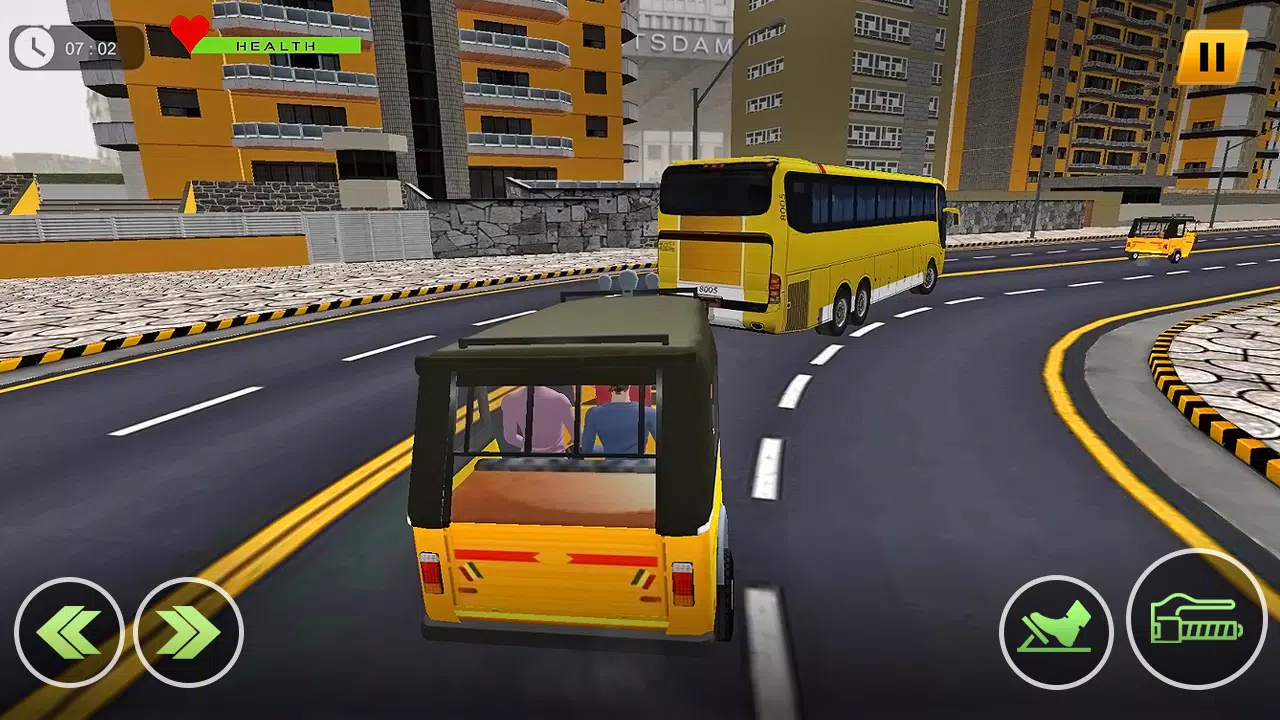 Tuk Tuk Rickshaw Auto Driving Schermafbeelding 3