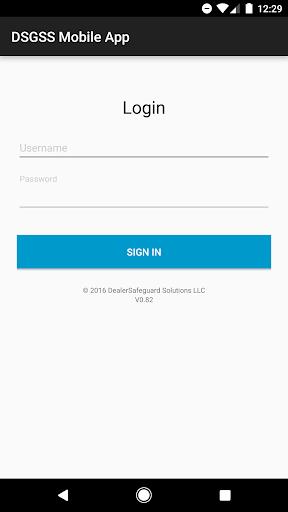 Schermata DSGSS Mobile App 0