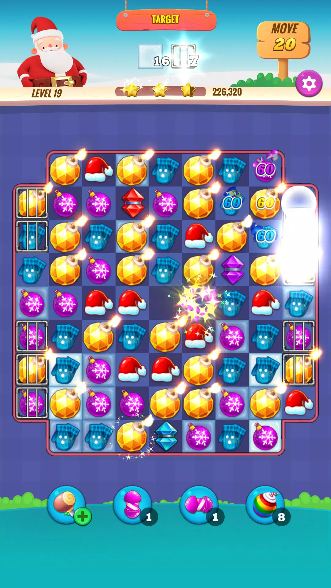 Christmas NewYear Match Game スクリーンショット 1