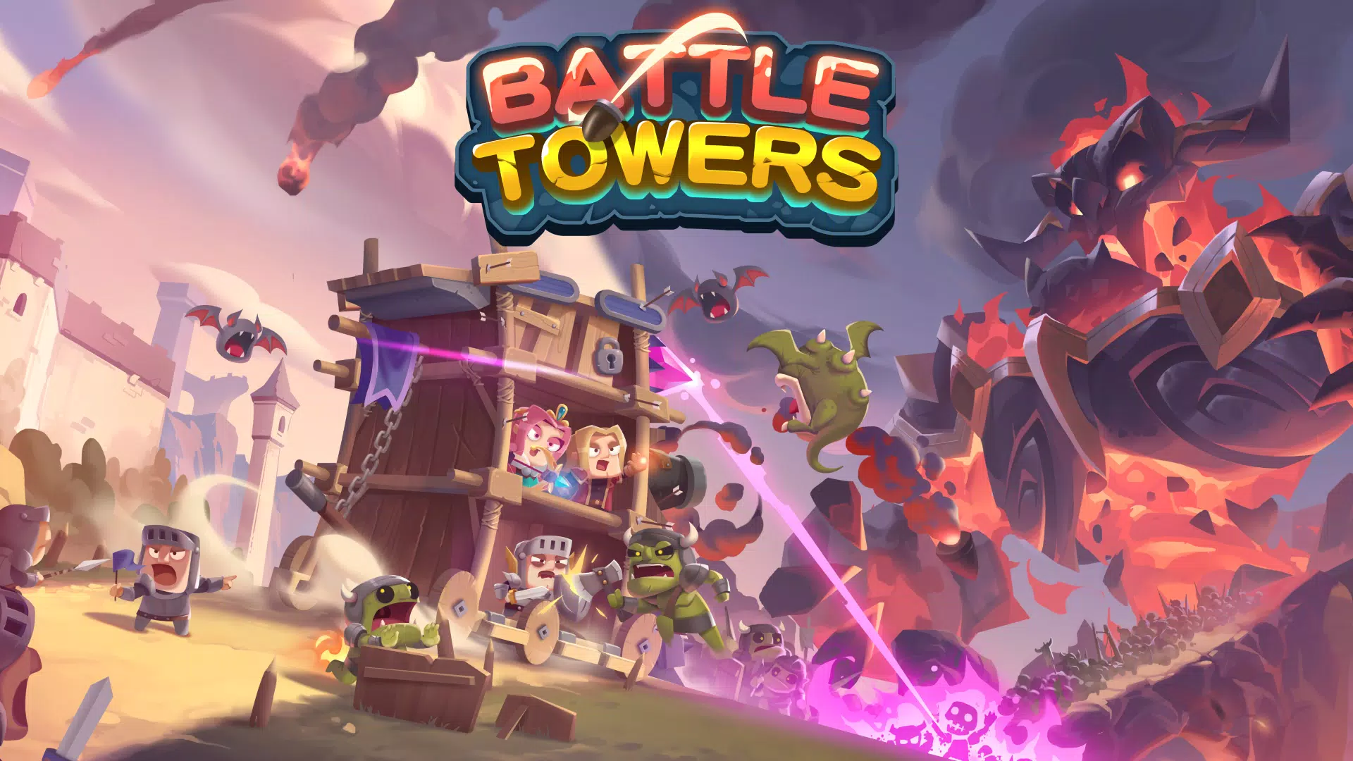 Battle Towers ภาพหน้าจอ 0