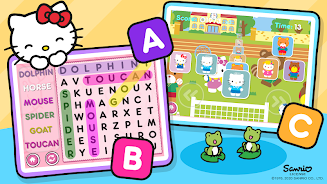 Hello Kitty. Educational Games ဖန်သားပြင်ဓာတ်ပုံ 2