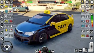 Taxi Simulator 3D-US Taxi Game Captura de pantalla 2