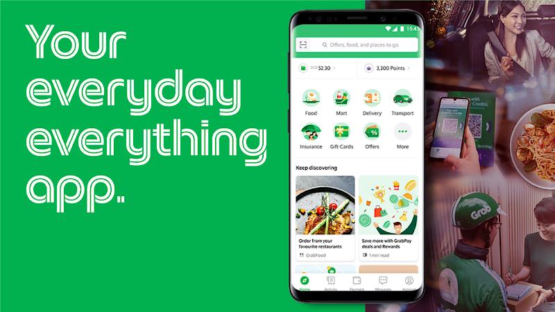 Grab - Taxi & Food Delivery Скриншот 0