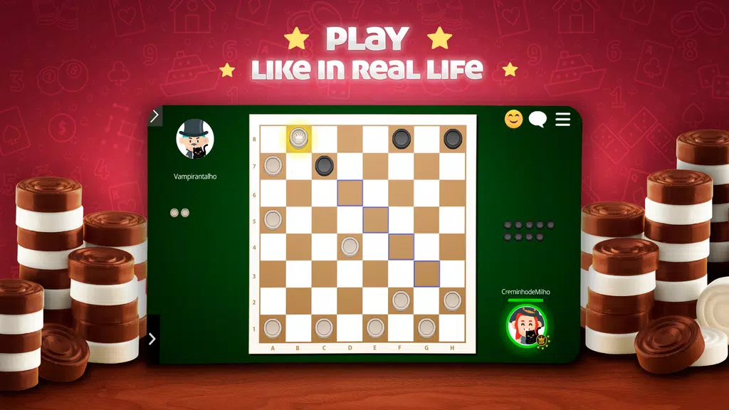 Checkers Online: board game Скриншот 1
