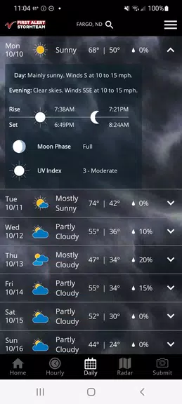 VNL Weather Captura de pantalla 1