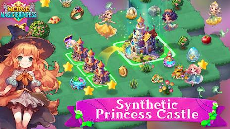 Merge Magic Princess: Tap Game Schermafbeelding 1