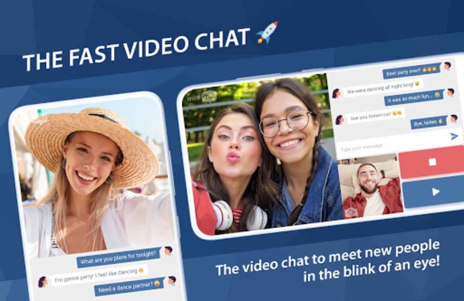 Minichat – The Fast Video Chat ภาพหน้าจอ 0