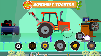 Farm Tractors Dinosaurs Games स्क्रीनशॉट 2