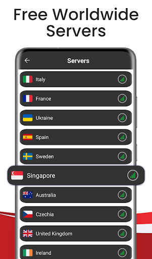 Singapore VPN - Unlimited Fast 스크린샷 2