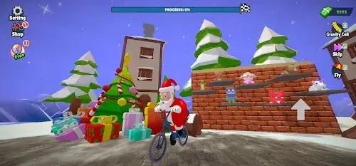 Santa Bike Master ภาพหน้าจอ 0