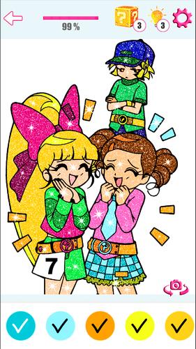 Anime Manga Color By Number Capture d'écran 1