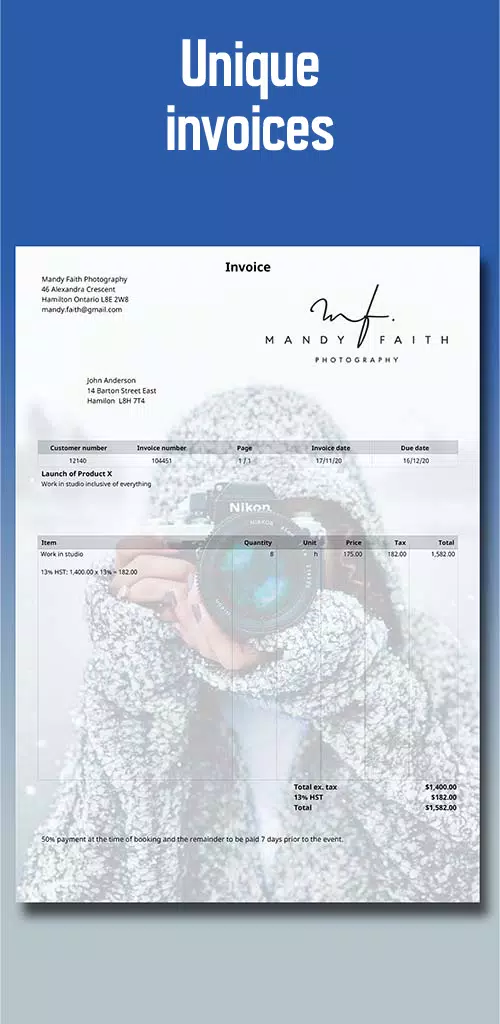 Invoice Maker Schermafbeelding 2