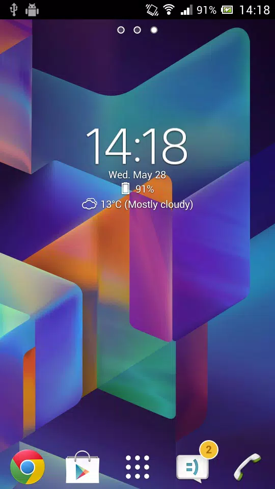 Digital Clock & Weather Widget Captura de tela 0