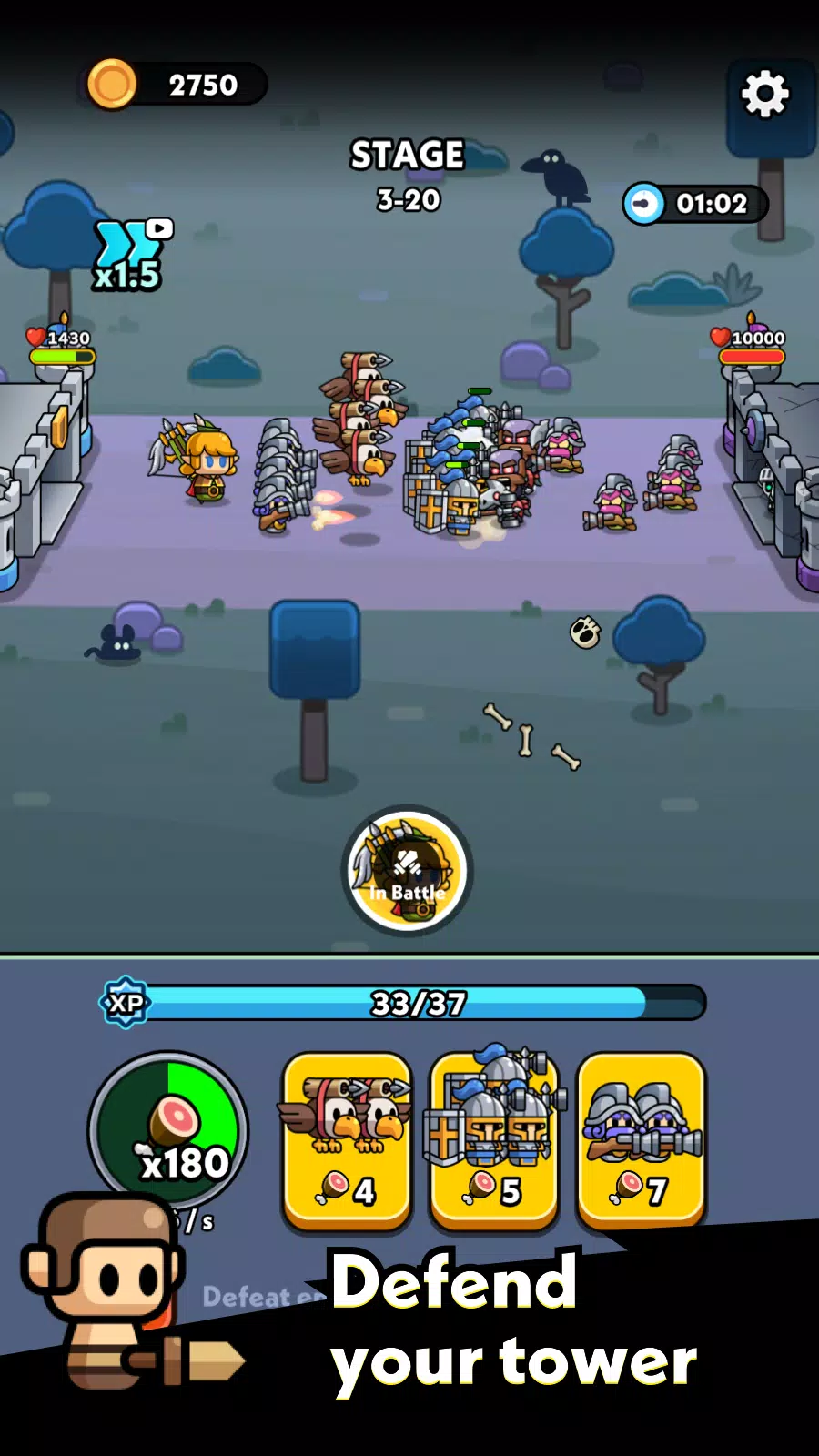 Tiny Warriors Go!应用截图第2张