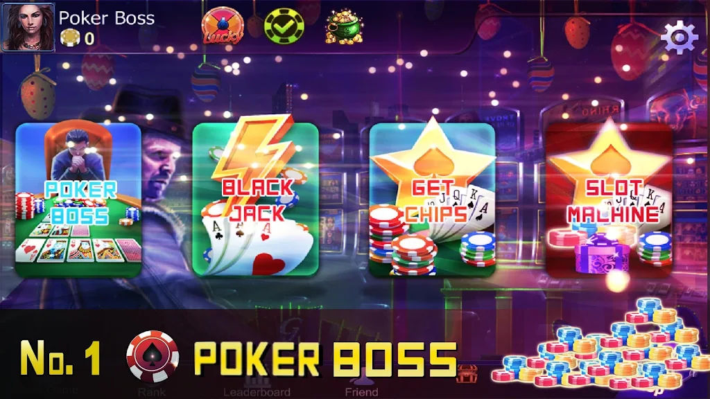 Poker Boss: Texas Holdem Offline Ekran Görüntüsü 0