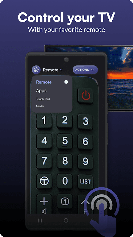 Remote control for TCL TVs Screenshot 1