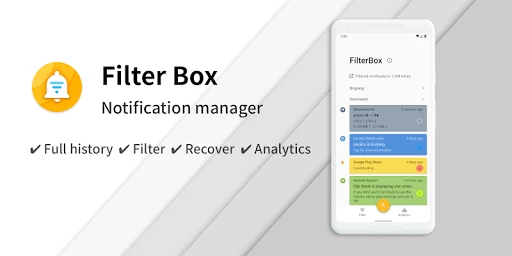 FilterBox Notification Manager スクリーンショット 0