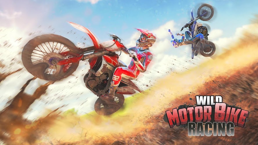 Schermata Wild Motor Bike Offroad Racing 0