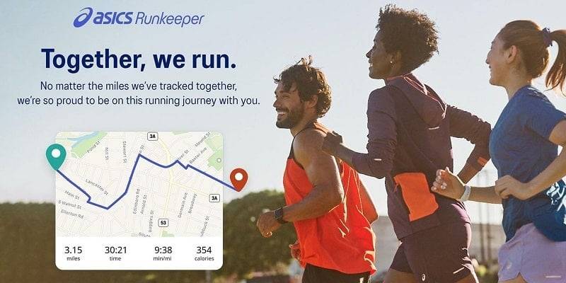 ASICS Runkeeper - Run Tracker स्क्रीनशॉट 0