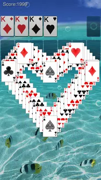 Solitaire: Ocean Blue Tangkapan skrin 2