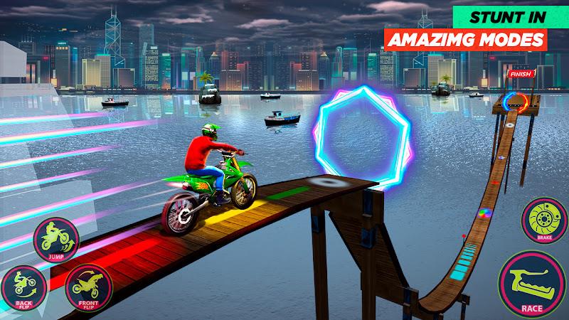 Bike Race 3D: Bike Stunt Games Captura de tela 2