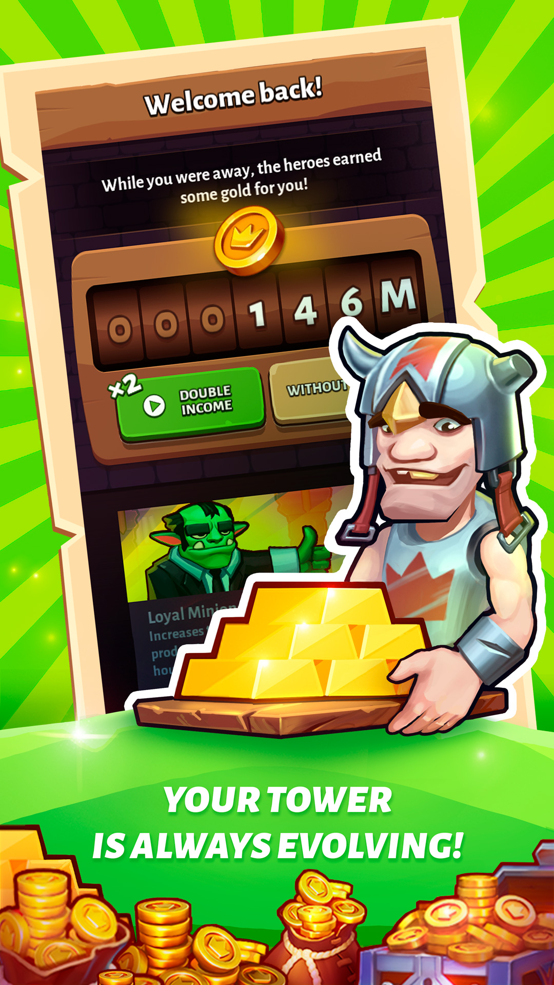 Idle Magic Tower: Heroes Tangkapan skrin 3