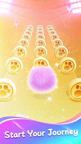 Fluffy Ball: Music Hop Game 스크린샷 3