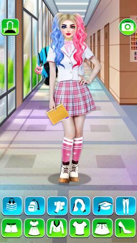 Schermata College Girls Fashion Dress Up 2